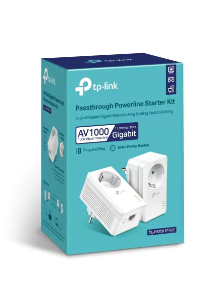 Powerline TP-Link AV1000 Gigabit TL-PA7017P KIT