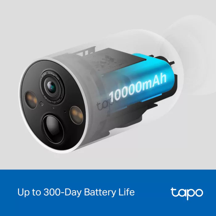 Câmara Segurança Inteligente TP-Link Tapo C425 Wi-Fi Interior/Exterior com Suporte Magnético