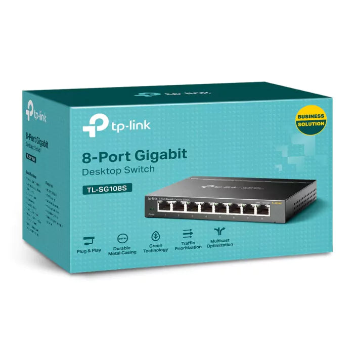 Switch TP-Link Gigabit 8 Portas TL-SG108S