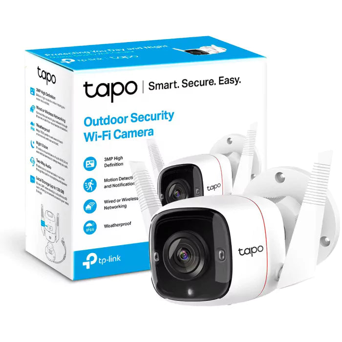 Câmara TP-Link Tapo TC65 3MP Outdoor IP66 Security Wi-Fi