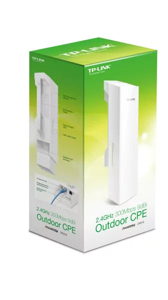 Ponto de Acesso TP-Link 300Mbps 2.4GHz Outdoor CPE (CPE210)