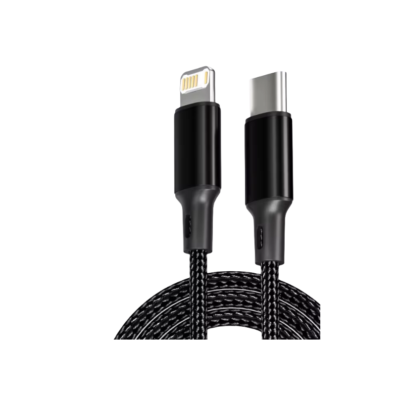 Cabo USB-C para Lightning 2.5A - 2M (Preto)