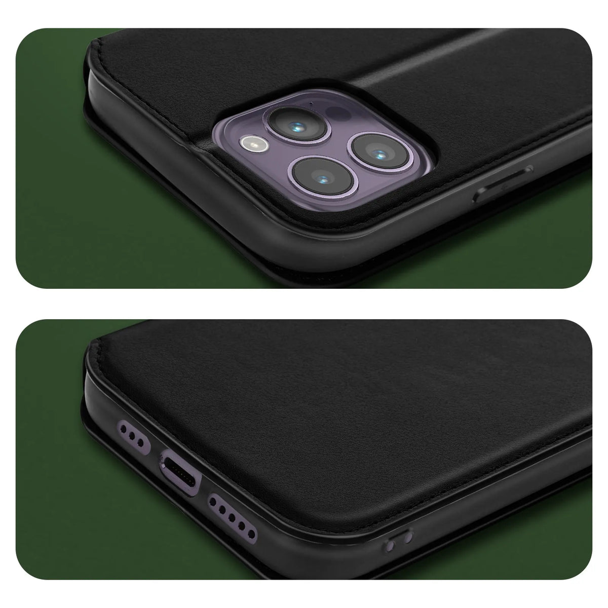 Capa iPhone 14 Pro Max Flipcover Preta