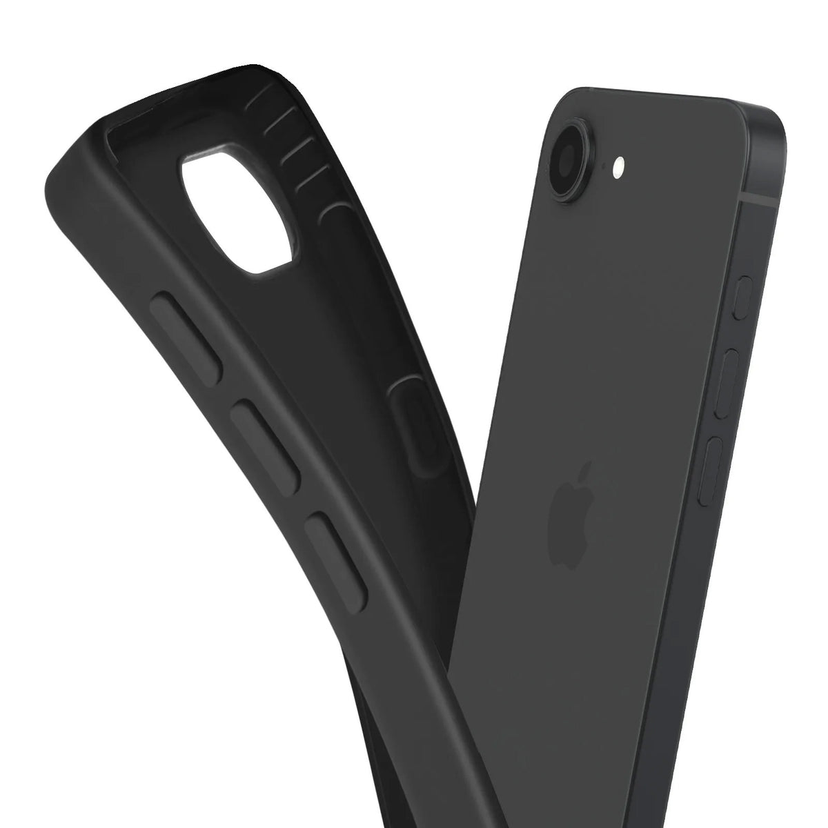 Capa iPhone 16E Silicone Preto