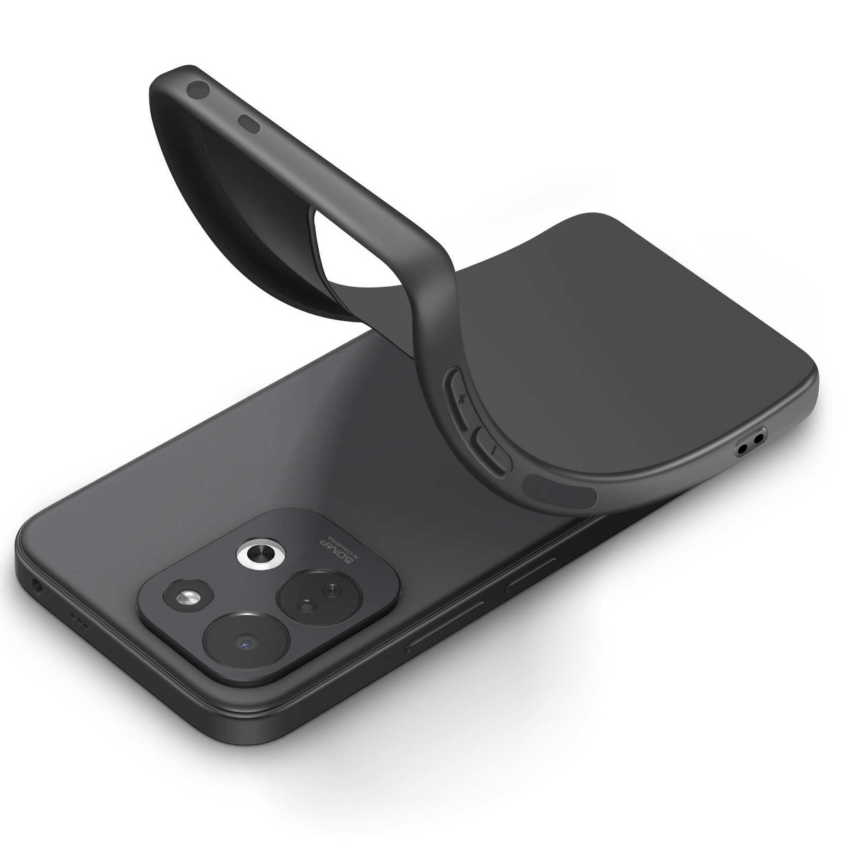 Capa Xiaomi Redmi 17 Silicone Preta