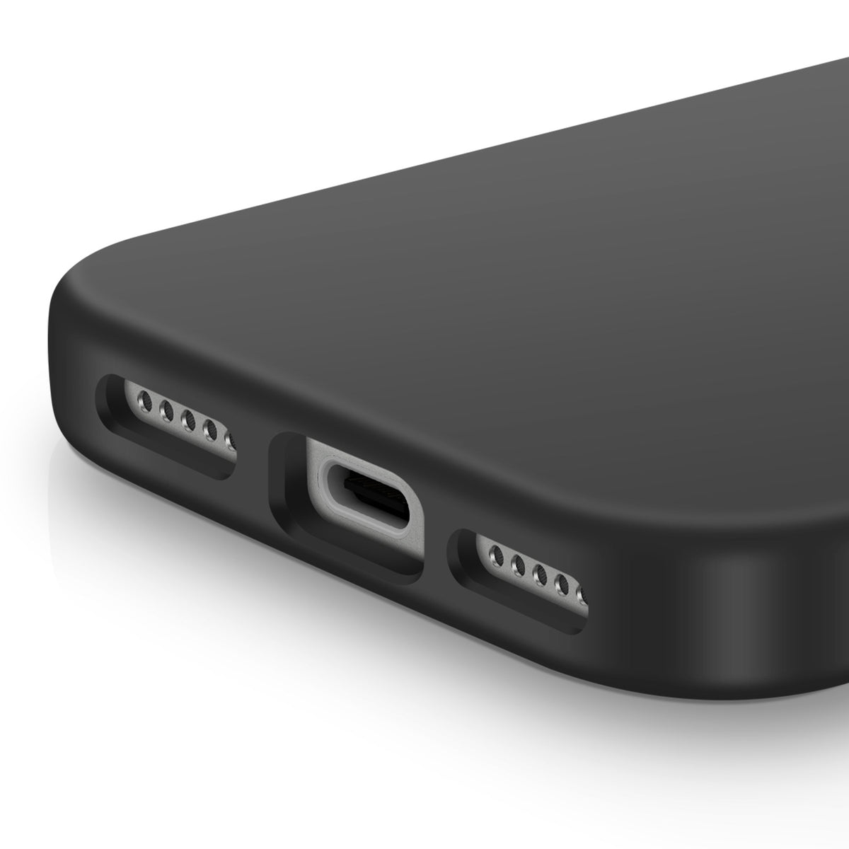 Capa iPhone 18 Pro Silicone Preto