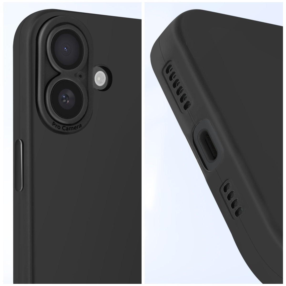Capa iPhone 15 Plus Silicone Preto
