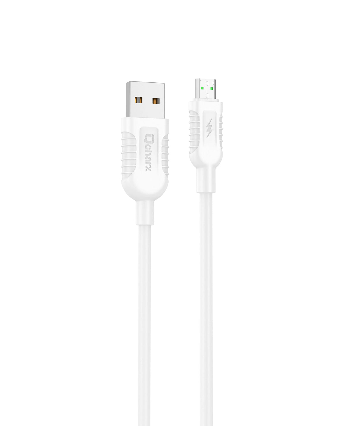 Qcharx Lisbon Cabo USB para Micro-USB 3A (1 m) PVC branco