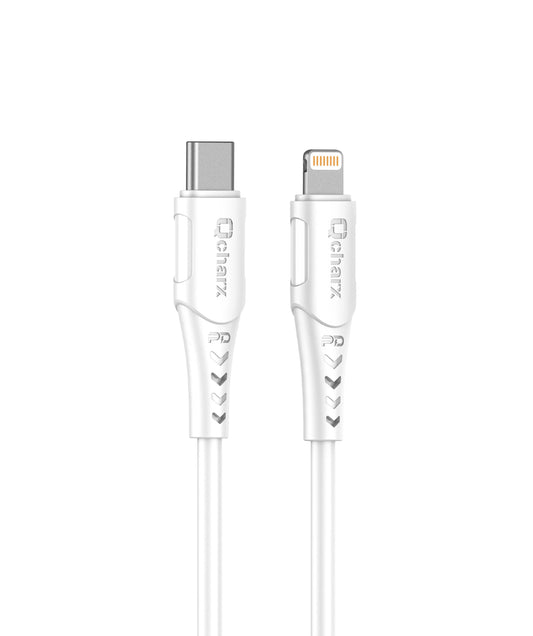 Qcharx Sofia Cabo USB-C para Lightning 3A 20W (1 m) PVC branco