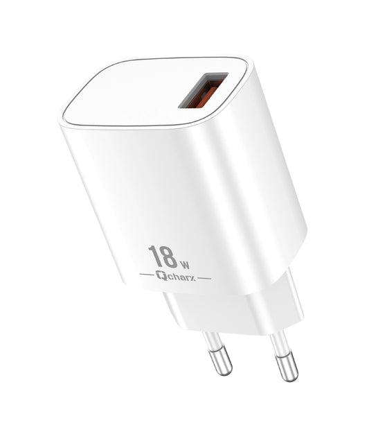 Qcharx Artemisia Carregador 18W 3A 1 porta USB branco