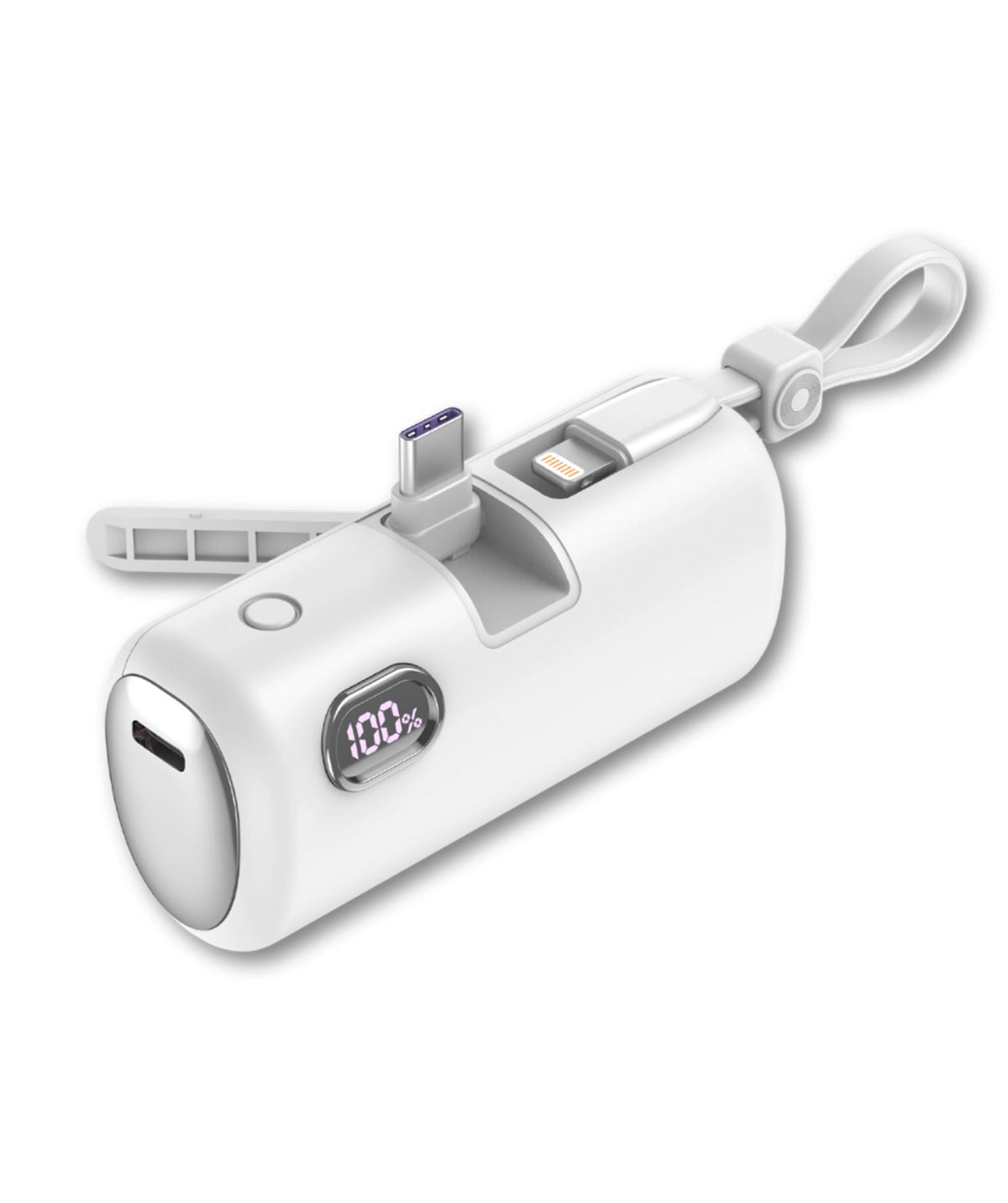 Qcharx Teseo Powerbank 5.000 mAh branco