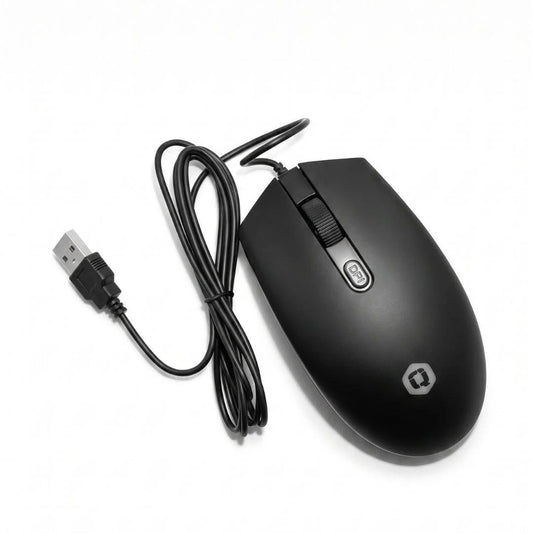 Qcharx Neo Rato ótico usb com Cabo 1.35m com DPI ajustável 800/2400