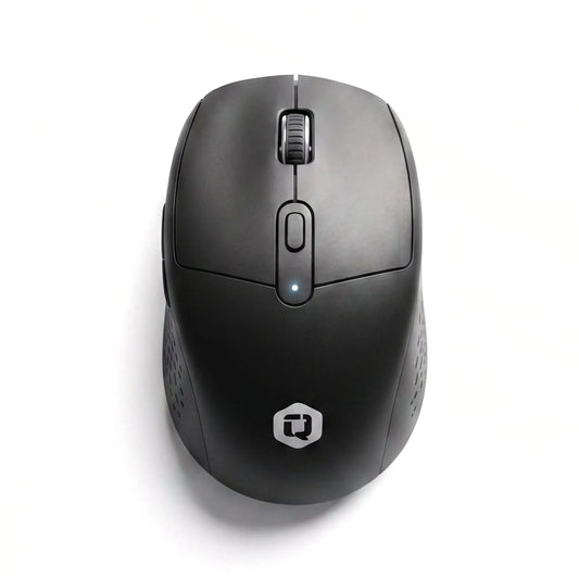 Qcharx Elite Rato ergonómico sem fios preto