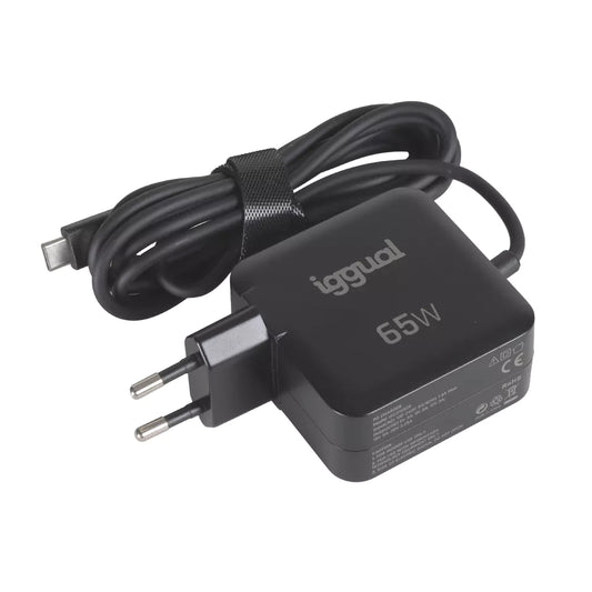 Carregador Universal Portátil + Smartphones iggual TYPE-C PD 65W
