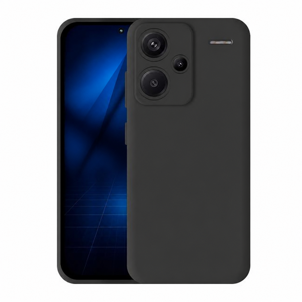 Capa Xiaomi Redmi Note 13 Pro+ 5G Silicone Preto