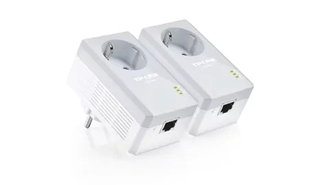 Powerline TP-Link AV600 Adapter with AC Pass Through Starter Kit TL-PA4010P KIT
