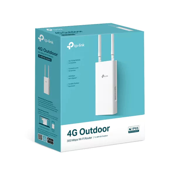 Router TP-Link Wireless 300 Mbps Wi-Fi 4G TL-MR100 Outdoor