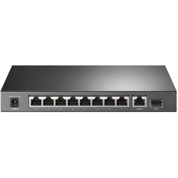 Switch Mesa Gigabit 10 Portas com 8 Portas PoE+ TP-Link TL-SG1210P