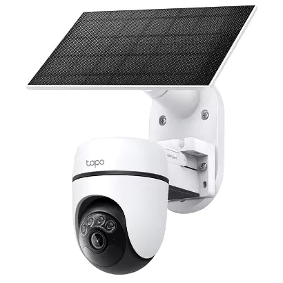 Câmara Segurança TP-LINK Tapo TC90 KIT Wi-Fi Exterior Pan/Tilt + Painel Solar
