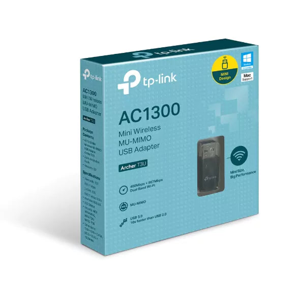 Adaptador USB Wireless TP-Link Mu-Mimo AC1300 Archer T3U