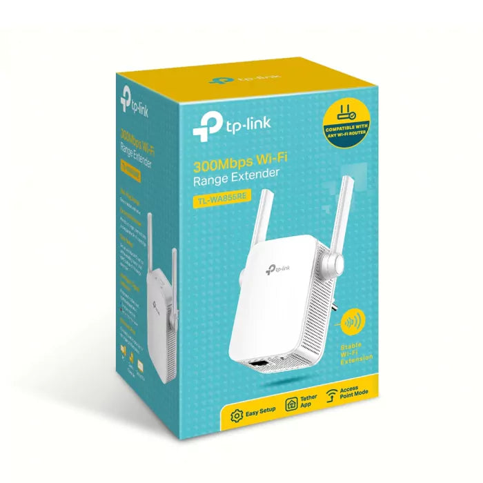 Repetidor TP-Link de Cobertura WI-FI a 300 MBPS TL-WA855RE v4