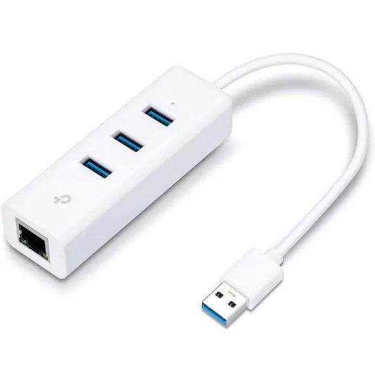 Adaptador TP-Link 3x USB 3.0 p/ Gigabit Ethernet RJ45 UE330