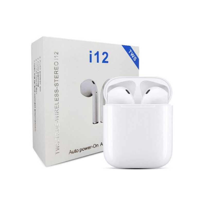 Auriculares Bluetooth i12 TWS