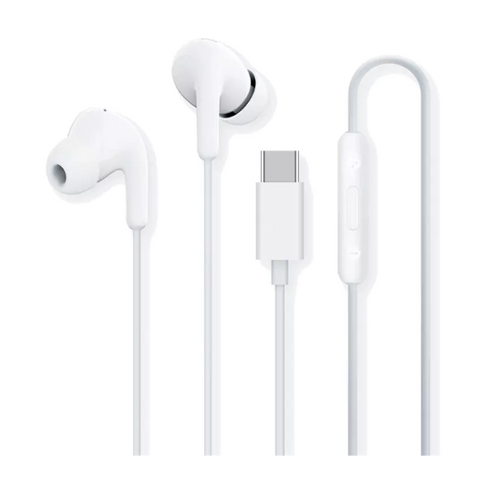 Auriculares Xiaomi Mi Dual Driver Earphones USB-C Brancos