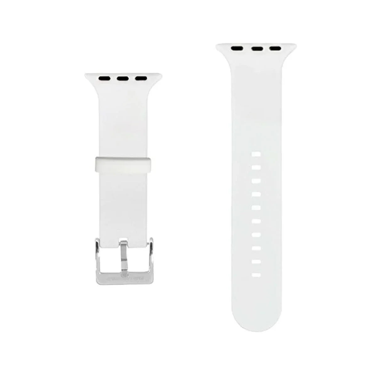 Bracelete de Silicone Apple Watch 42/44/45mm Branca