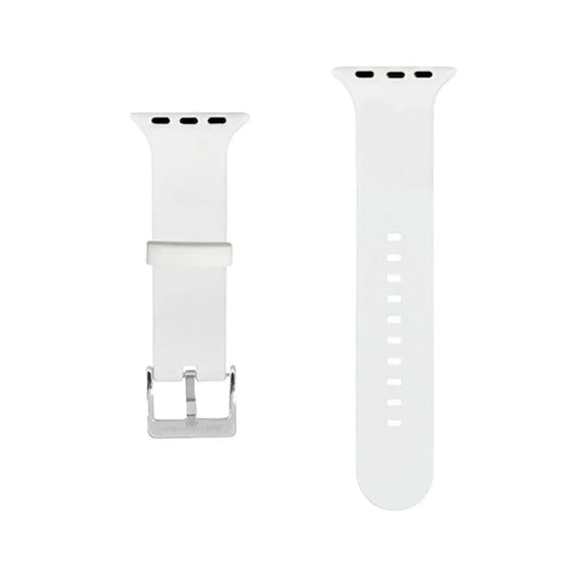 Bracelete de Silicone Apple Watch 42/44/45mm Branca