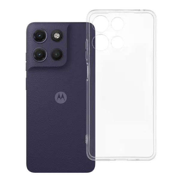 Capa Motorola Moto G17 Silicone Transparente
