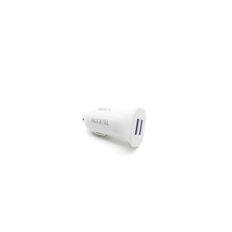 Carregador Isqueiro Accetel CC150W - 2xUSB (Branco)