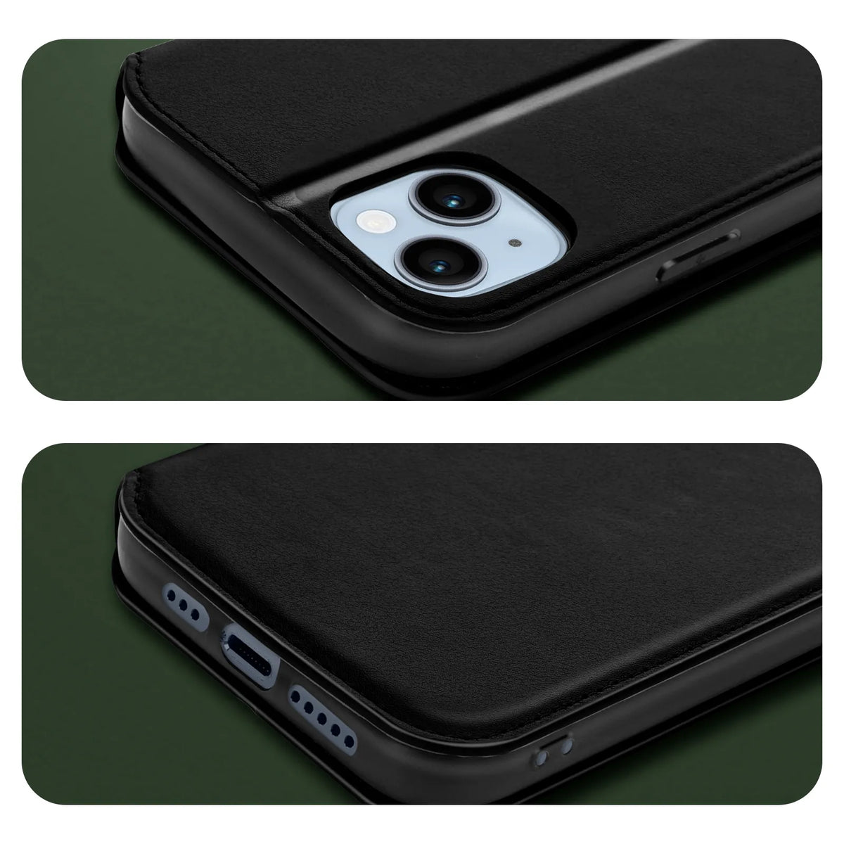 Capa iPhone 14 Plus Flipcover Preta
