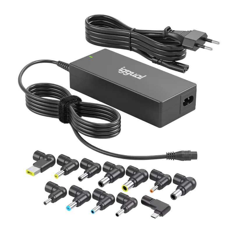 Carregador Universal 90W para Computadores Portáteis Iggual