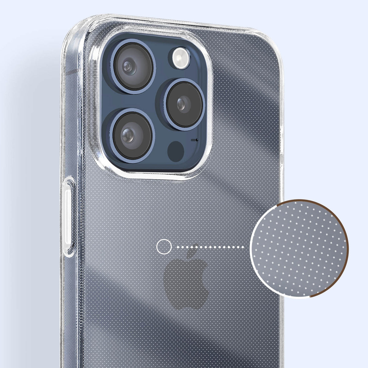 Capa iPhone 15 Pro Max Silicone Transparente