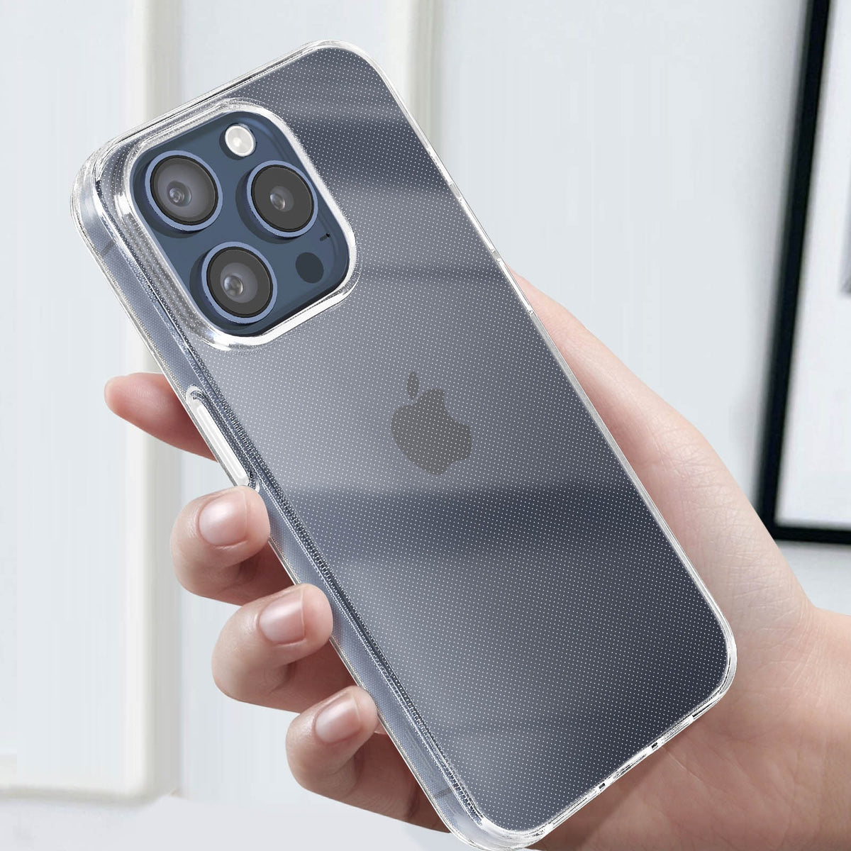 Capa iPhone 15 Pro Max Silicone Transparente