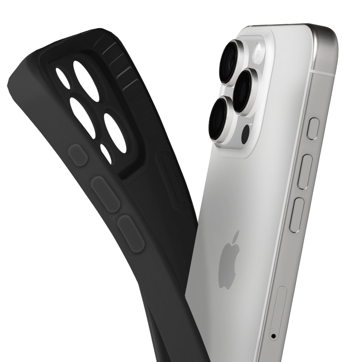 Capa iPhone 16 Pro Max Silicone Preto