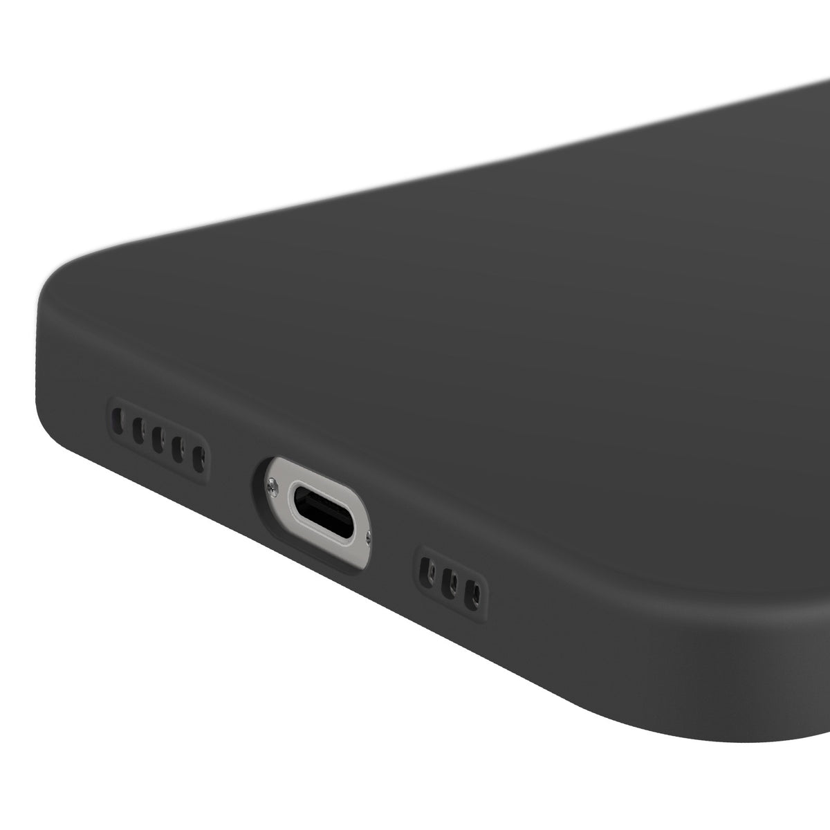 Capa iPhone 16 Pro Max Silicone Preto