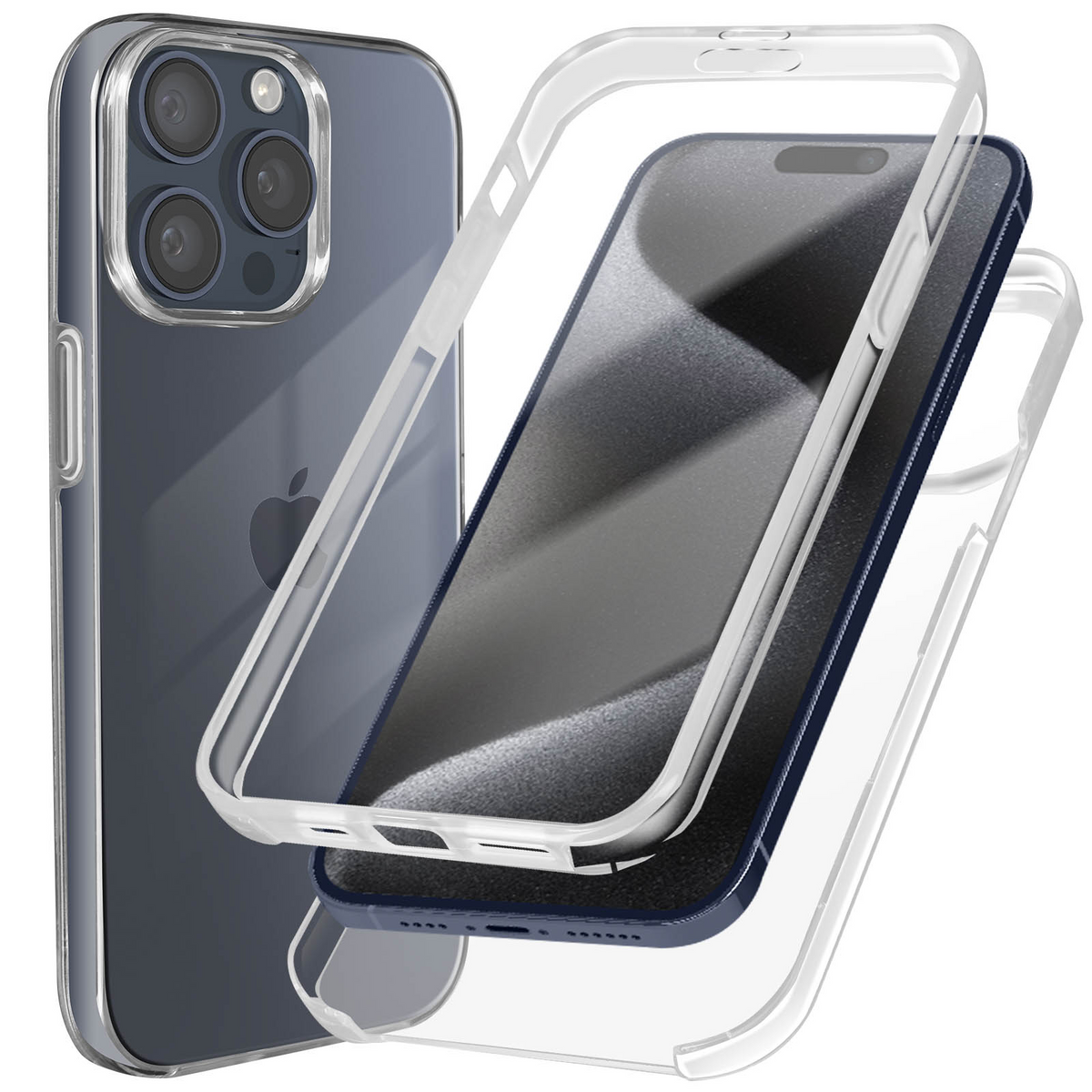 Capa iPhone 15 Pro Max Proteção 360º