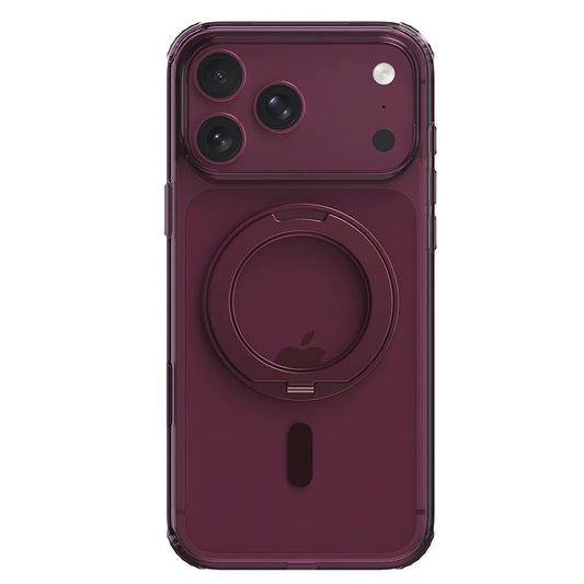 Capa iPhone 18 Pro MagSafe c/ suporte Bordô - Raptic Air Stand