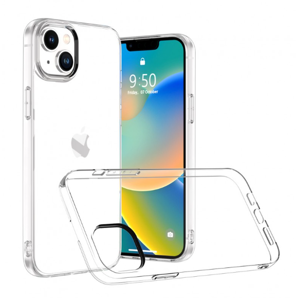 Capa iPhone 14 Silicone Transparente