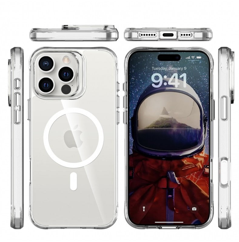 Capa iPhone 16 Pro Max Magsafe Premium Transparente