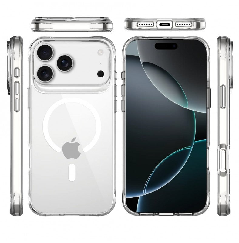 Capa iPhone 17 Pro Magsafe Premium Transparente