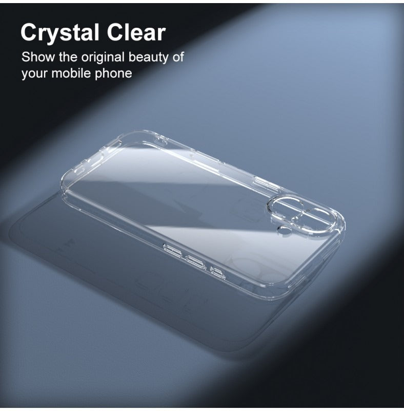 Capa iPhone 16 Plus Silicone Transparente