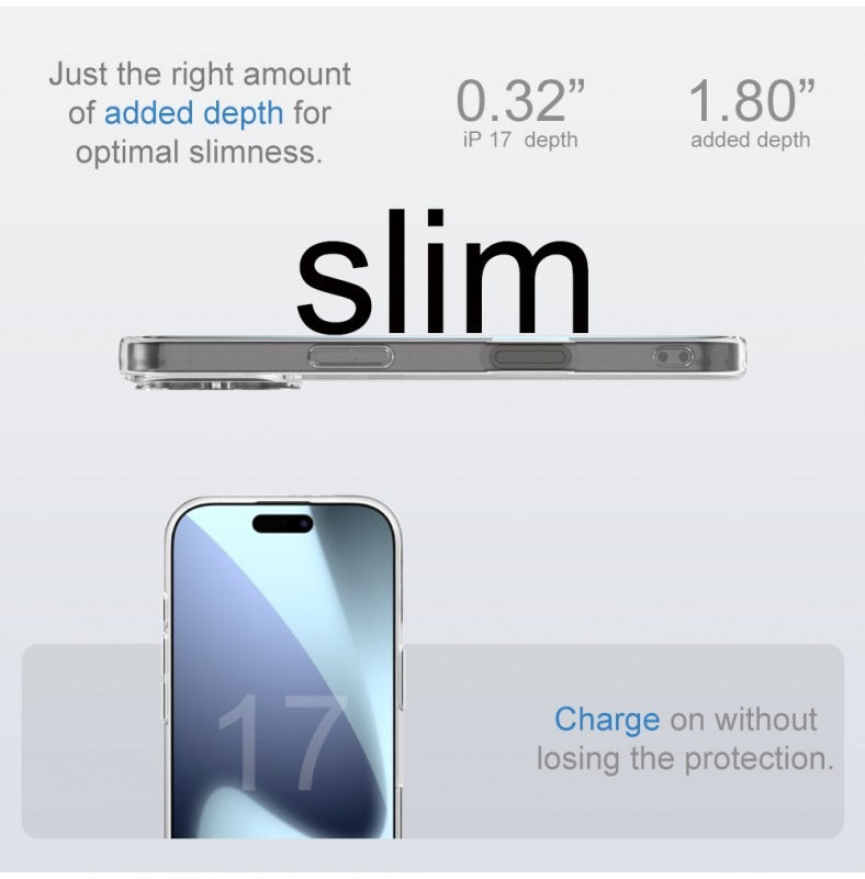 Capa iPhone 17 Silicone Transparente