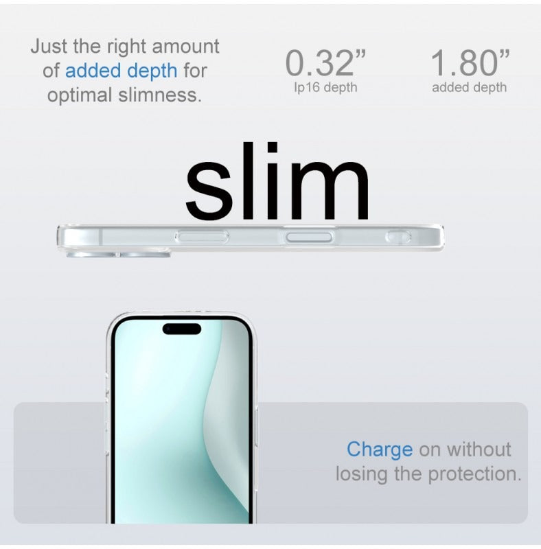 Capa iPhone 16 Plus Silicone Transparente
