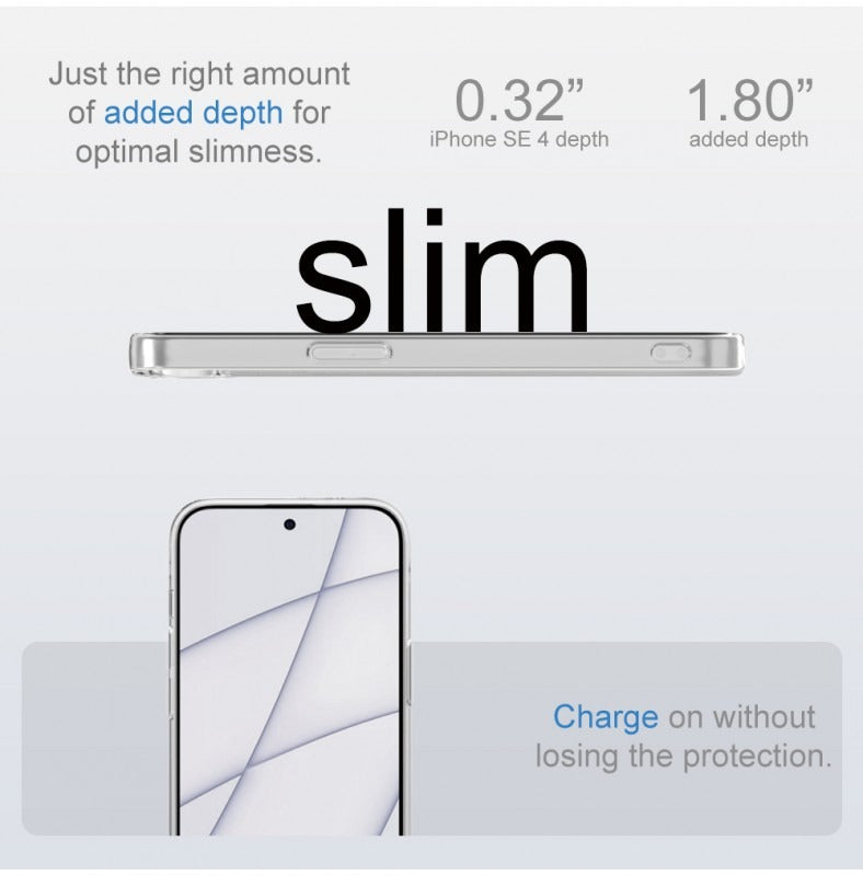 Capa iPhone 17E Silicone Transparente