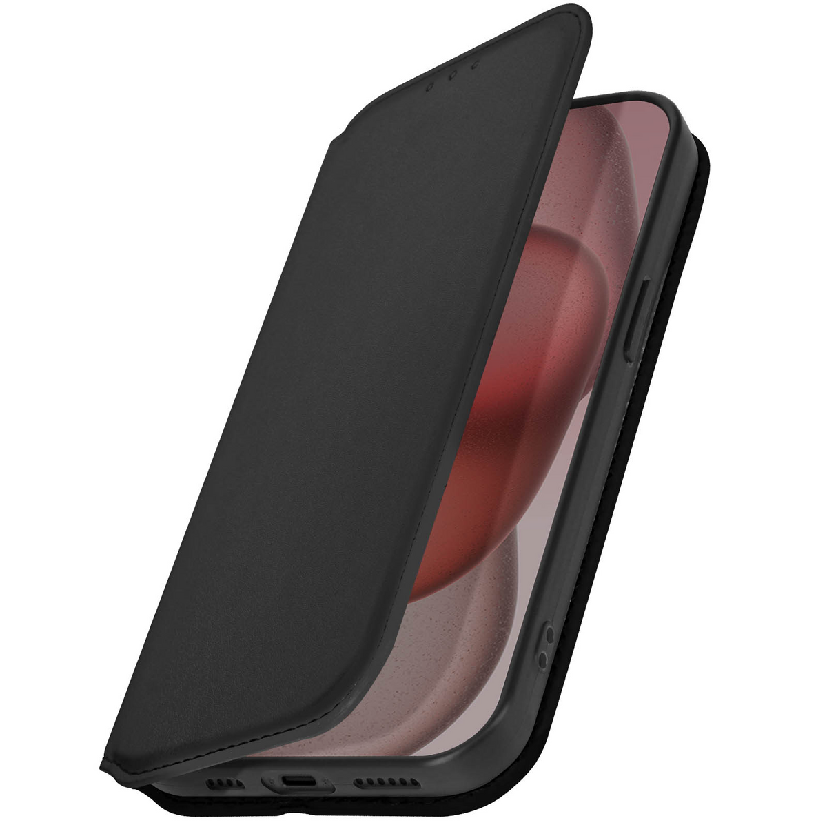 Capa iPhone 15 Flipcover Preta