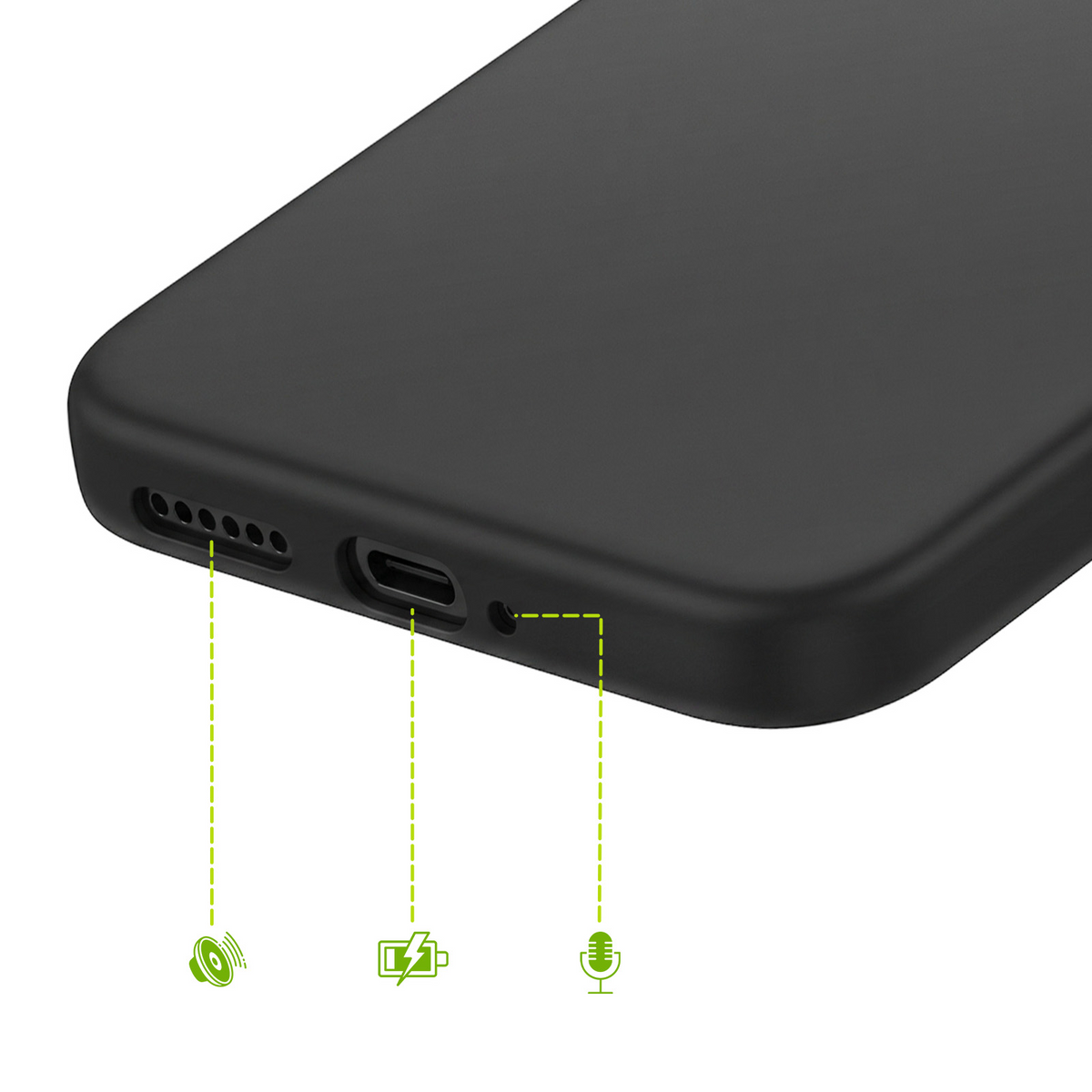 Capa Xiaomi Redmi 17 Silicone Preta