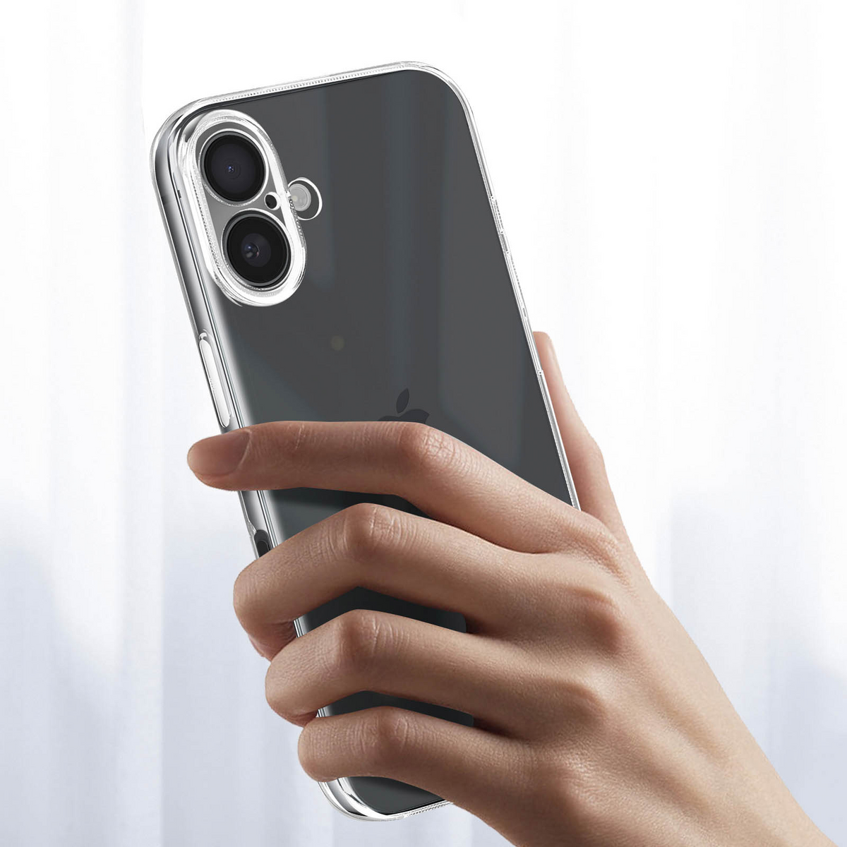 Capa iPhone 16 Silicone Transparente